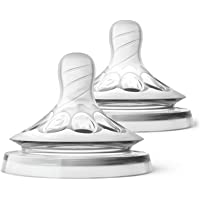 Los mejores  - Philips Avent SCF042-27-2 - Tetinas natural flujo lento- 1m+- con 1 agujero